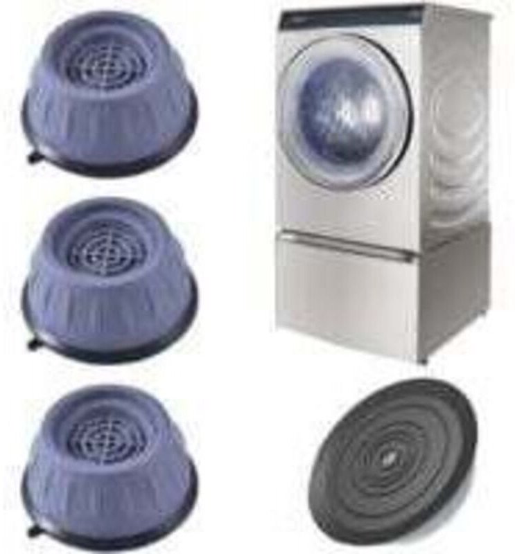 Füße für Waschmaschinen, 4 Stück Waschmaschinenfüße mit Gummipads, Antivibrationsfüße für Waschmaschinen und Trockner, A...