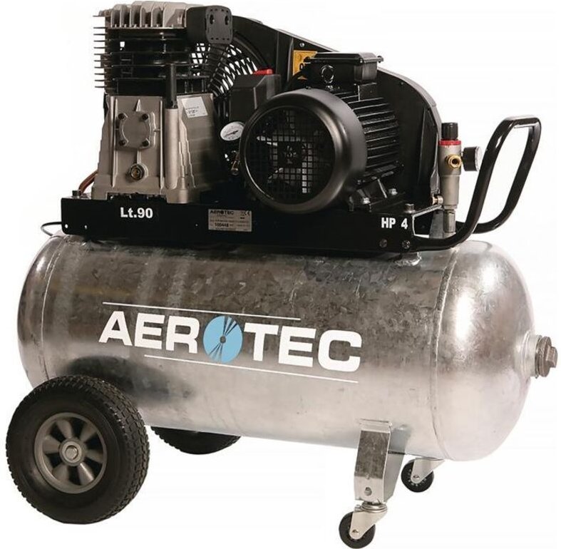 Aerotec - Kompressor 600-90 z verz.600l/min 10bar 3 kW 400 V,50 Hz 90l