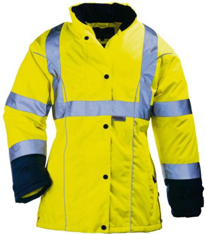 Airport Damen Parka Oxford Doppel Fleece Orange Marine Größe L 14568-og-l