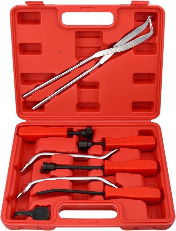 Ej.Life 8-teiliges Trommelbremsen-Hauptwerkzeug, universelle verschleißfeste Trommelbremsen-Abzieher zur Reparatur