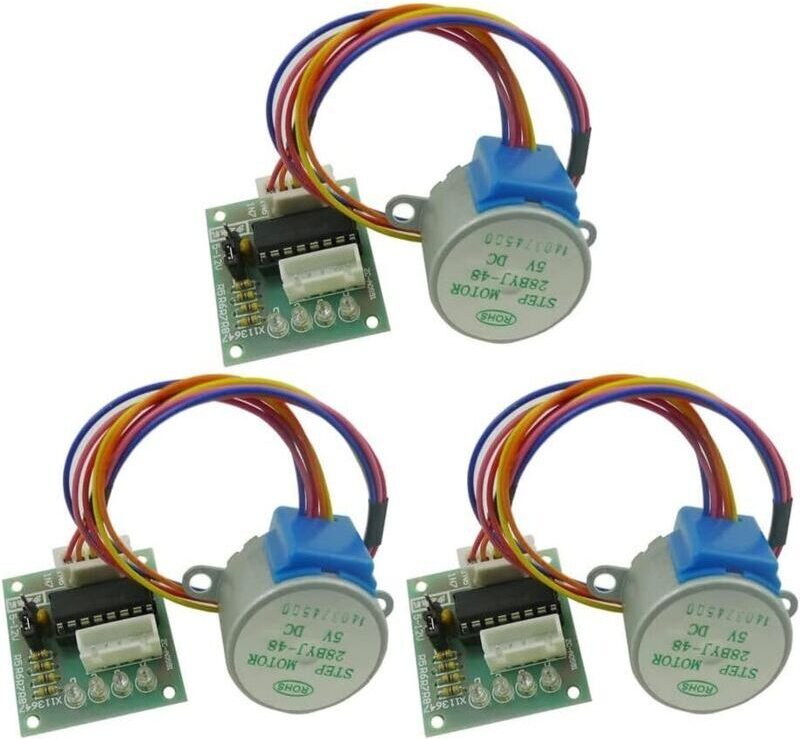 Stück DC 5V Schrittmotor 28BYJ-48 ULN2003 + 3 Stück ULN2003 Treiberplatine