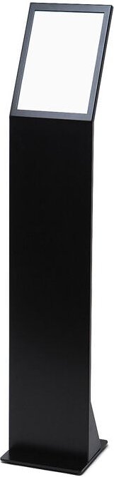 Showdown Informationsständer Slim - Aluminium - RAL 9005 - Schwarz