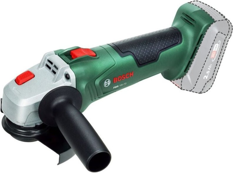 Bosch Akku-Winkelschleifer PWS 18V-70, Schleifscheiben-Ø 115 mm, Karton