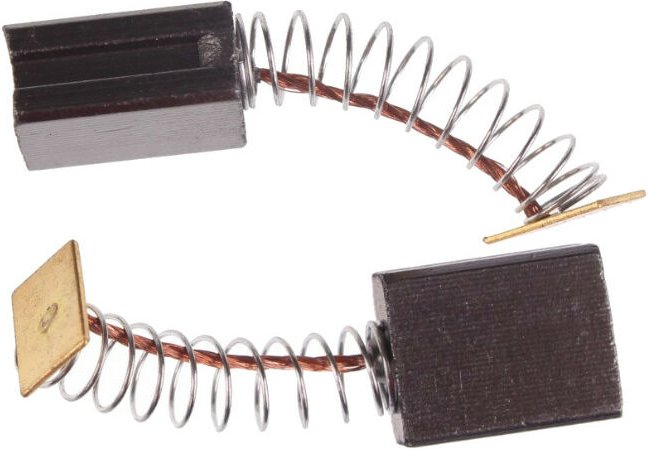 Trade-shop - 2x Kohlebürsten Motorkohlen Schleifkohlen 6,5 x 14,6 x 18/19mm kompatibel mit Einhell tks 250, tks 250 uv T...