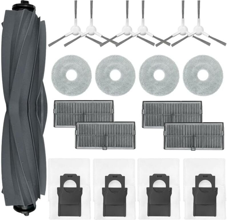 Für L10s Pro Ultra Heat Saugroboter Hauptseitenbürste