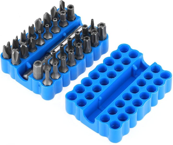 Multifunktionales Präzisions-Hohlschraubendreher-Bit-Reparaturset, 33-teilig, für Handys, Kameras, Brillen und Uhren