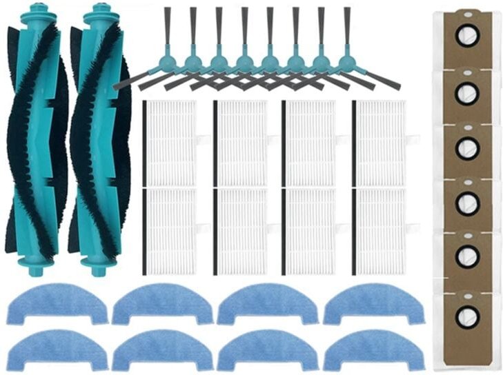 Wichtigsten Seite Pinsel HEPA-Filter Mops Tuch Staub Tasche Für