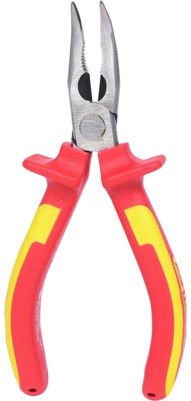 Ergotorque vde Flachrundzange, gebogen, 165mm