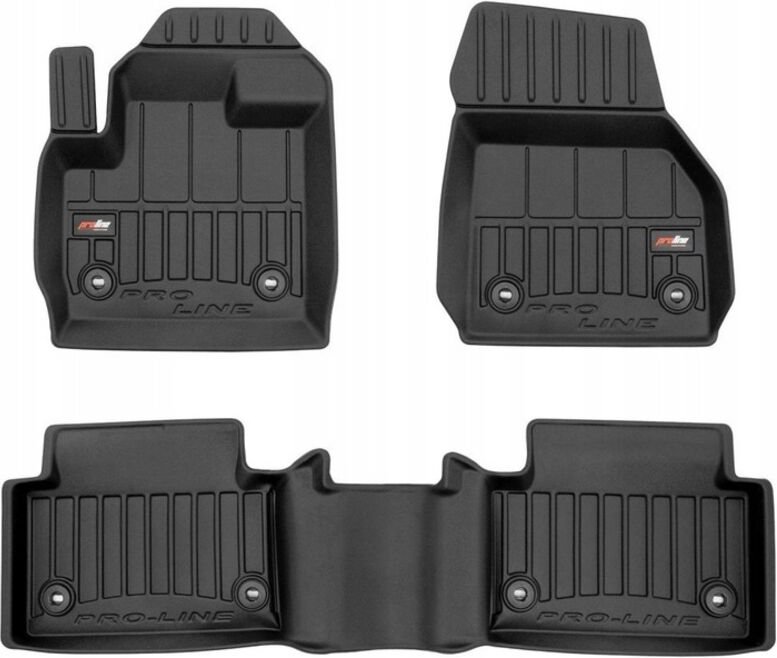 GUMMIMATTEN FUSSMATTEN JAGUAR E-Pace X540 ab 2016 3D MULDE