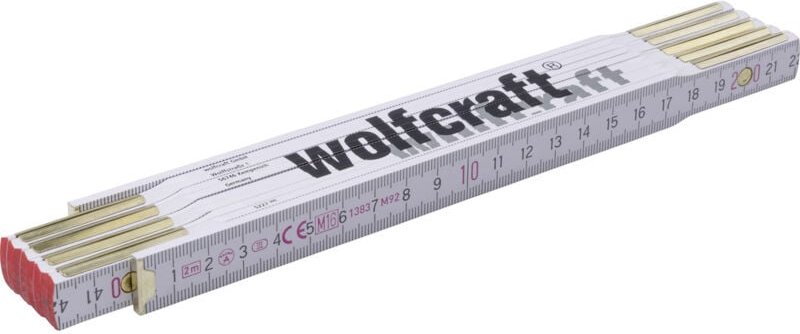 Zollstock 2m Buchenholz - 5227000 - Wolfcraft