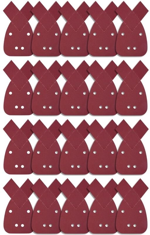 20 Stück Dreieck-Schleifblätter, Schleifblätter, Körnung 180, Maus-Schleifpapier, Schleifpapier für Black und Decker Det...