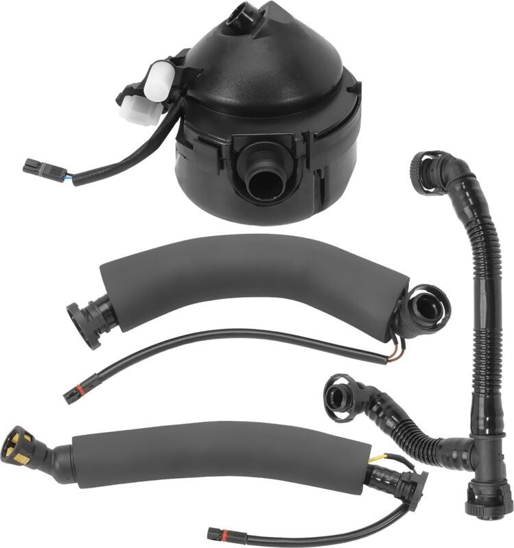 Ölabscheider-Kurbelgehäuseentlüftungsventil für E81 E87 E90 E91 E60 E61 Schlauchdichtung Motor-Auslaufschutz Zubehör Aut...