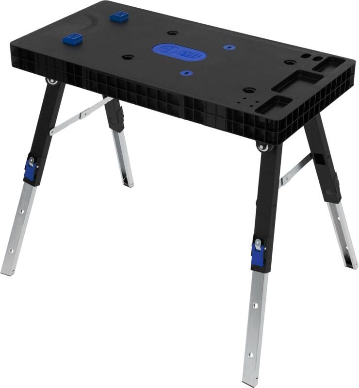 Ecd Germany - 5 in 1 Multifunktionale Werkbank klappbar, 94x48x80 cm, Mobile Werktisch, 150kg, Arbeitstisch Werkstatt hö...