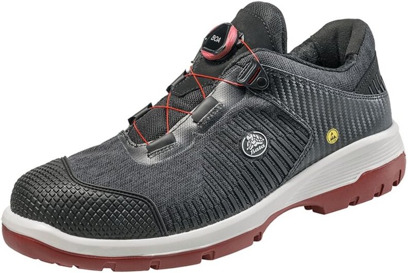 Bata Industrials Sicherheitshalbschuh Legend Boa S1P ESD SRC XW Gr. 43 schwarz/rot Weite 11