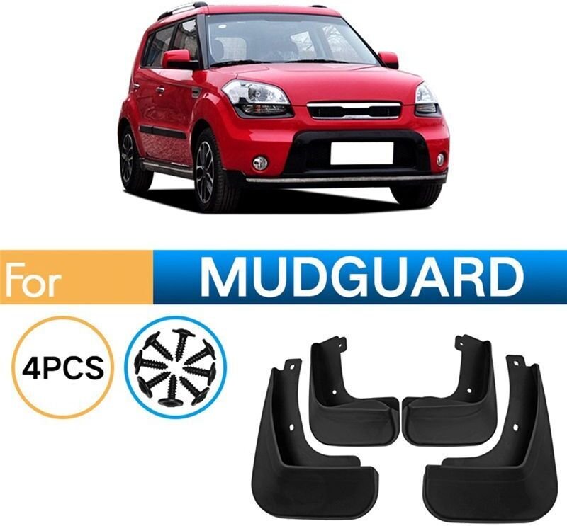 4 Stück Auto-Kotflügel, Schmutzfänger, Spritzschutz, für SouL Sport 2010-2013, Autozubehör