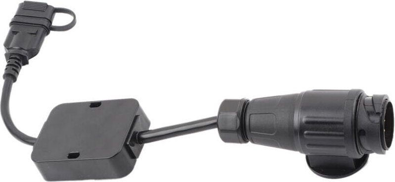ZVD Anhängerstecker, europäischer 13-poliger auf amerikanischer 4-poliger Rücklicht-Schaltkreis-Verkabelungsadapter, Plu...