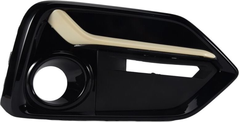 1 STÜCKE Rechts Vorne Stoßstange Nebelscheinwerfer Abdeckung Trim Scheinwerfer Abdeckungen Rahmen Loch für 2017-2021