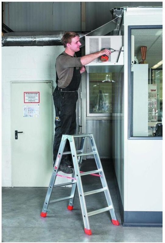 Euroline Premium 30577 Stufenstehleiter 2x4 Stufen