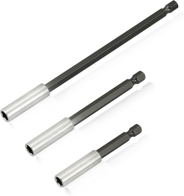 Magnetische Verlängerungsstange für elektrische Bohrmaschinen, 1/4"-Sechskant-Bohrverlängerungshalter, Länge 75/100/150 ...