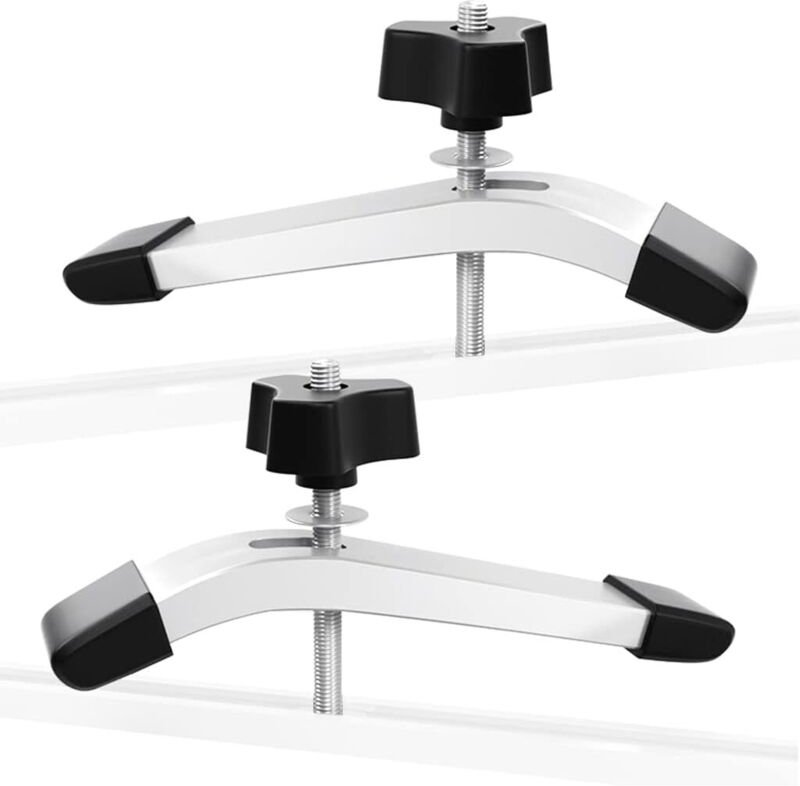 2 Sätze Schienen-T-Schienenklemme, T-Schienenklemme T-Schienen-Halteklemmen-Set aus legiertem Stahl, für T-Nut-Holzbearb...