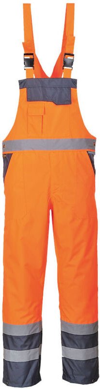 Kontrast-Kittel, ungefüttert, Farbe: Orange/Navy, Größe S - Portwest