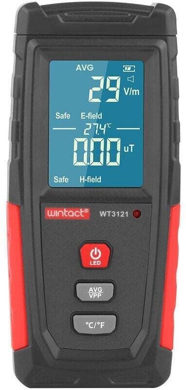 LCD-Elektromagnet- und Magnetstrahlungsdetektor (EMF-Tester) für Handys und Computer