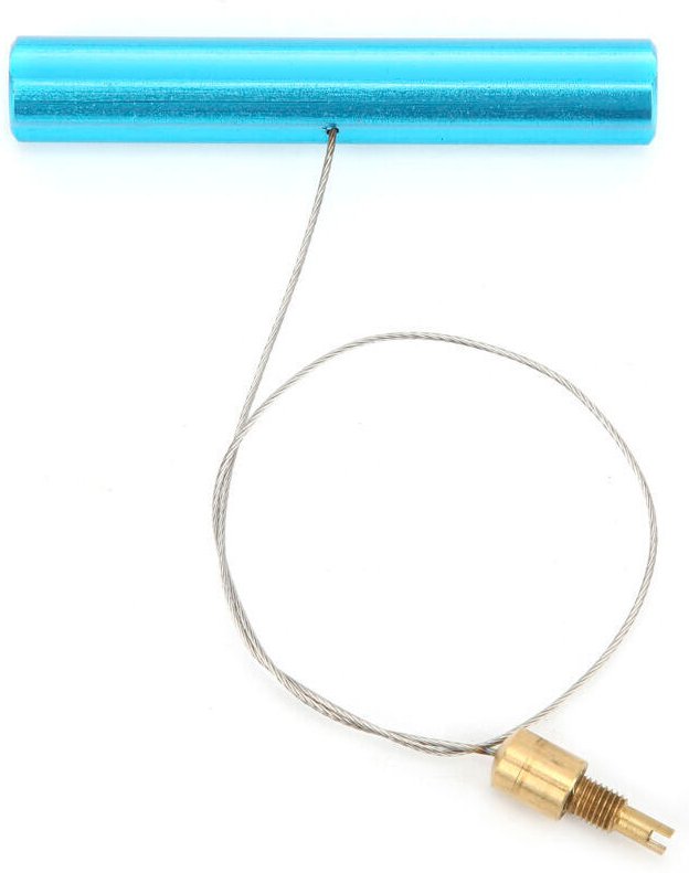 Vtizikl Motorcycle Air Soupape Épouleur de tube Tour de pneu outil Bleu 80x10mm / 3,1x0.4 pouces Bicycles Composants