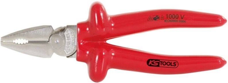 Ks Tools 1000V Kraft-Kombinationszange, 205mm - 117.1276