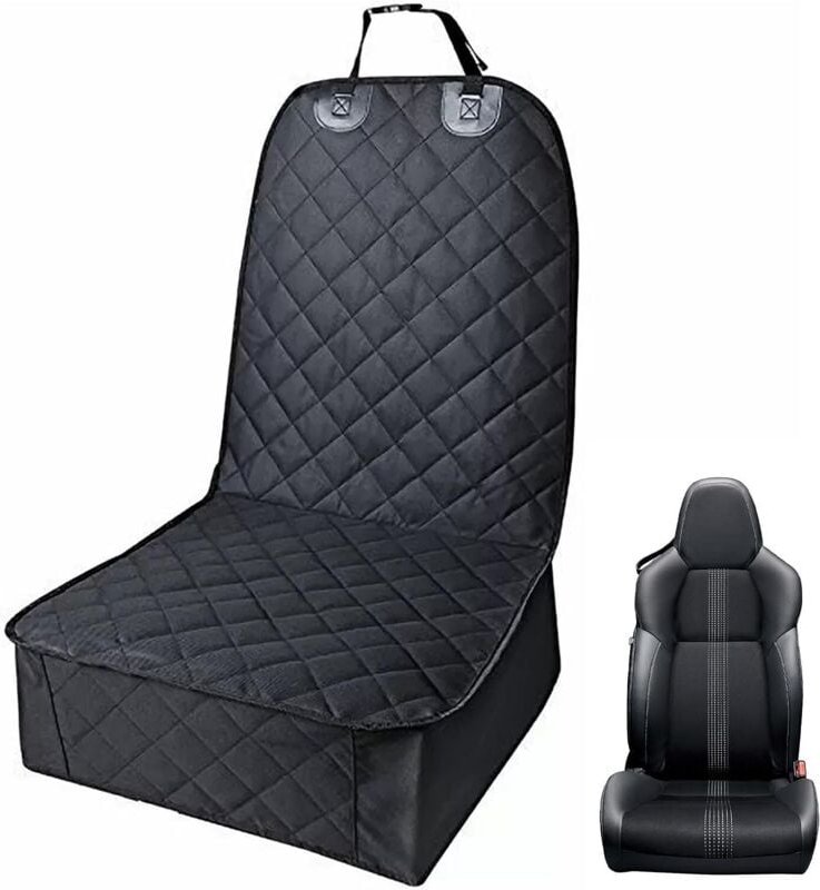 Vordersitzbezug für Hunde: wasserdicht, rutschfest, kratzfest, schwarz, universell, für Pkw, Transporter und SUVs
