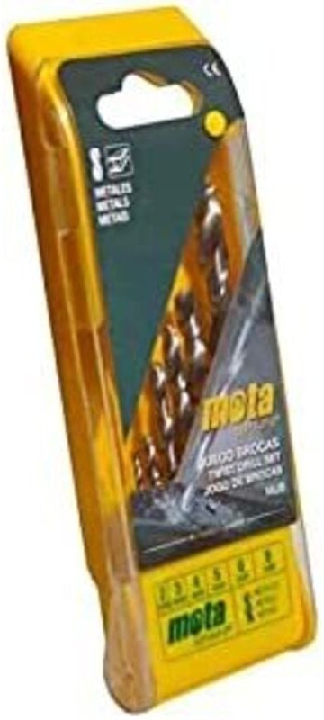 Mota Herramientas - Satz von 6 a.r. Bohrer für Metall von 2mm bis 8mm mj6