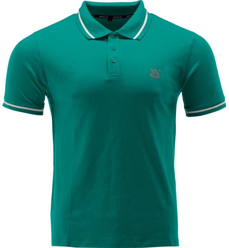 Poloshirt 100% Baumwolle 200g/m² grün Gr. L