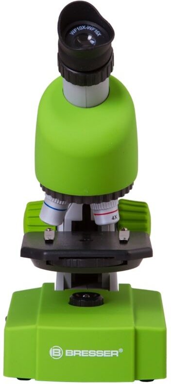 Thumbnail - Bresser mikroskop junior 22 cm stahlgrün 44-teilig