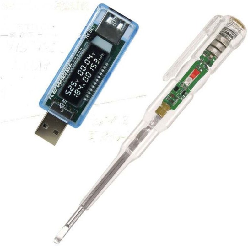 Testeur USB LCD Mesure Tension Courant Capacité Chargeur Batterie Externe Stylo Test