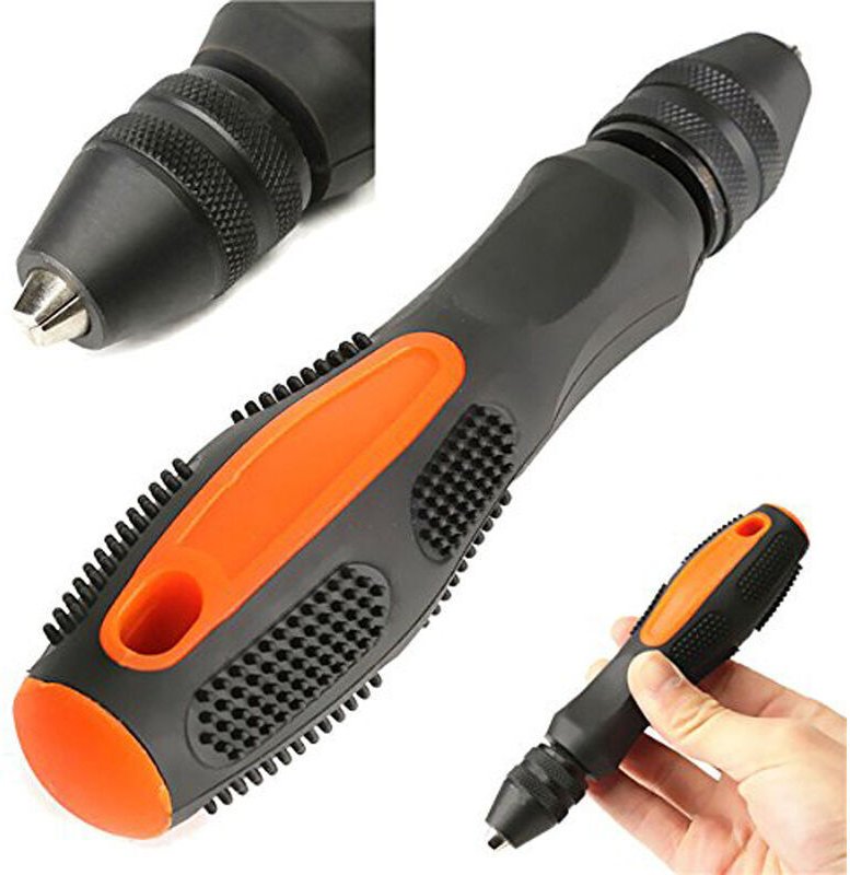 Mini-Handbohrmaschine 0,5 bis 8 mm mit Schnellspannfutter