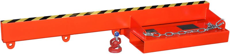 Bauer Lastarm LA 1600-2,5, lackiert, Feuerrot