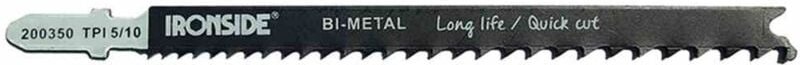 Ironside - BIM-Stichsägeblatt für Metall / Holz 345XF 5Stück Sägeblatt Stichsäge Heimwerker