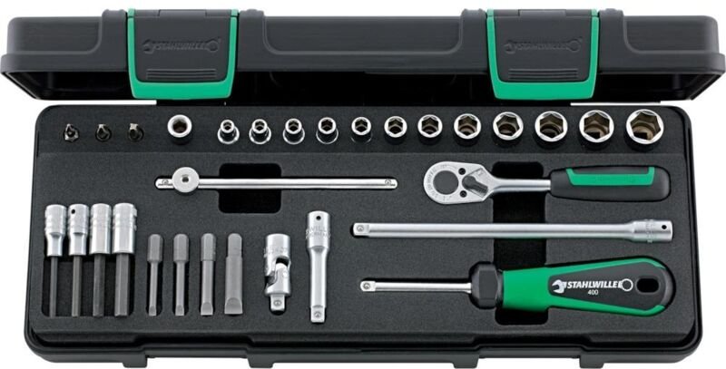 Stahlwille Steckschlüssel-Garnitur 1/4 30-tlg. 40/23/7
