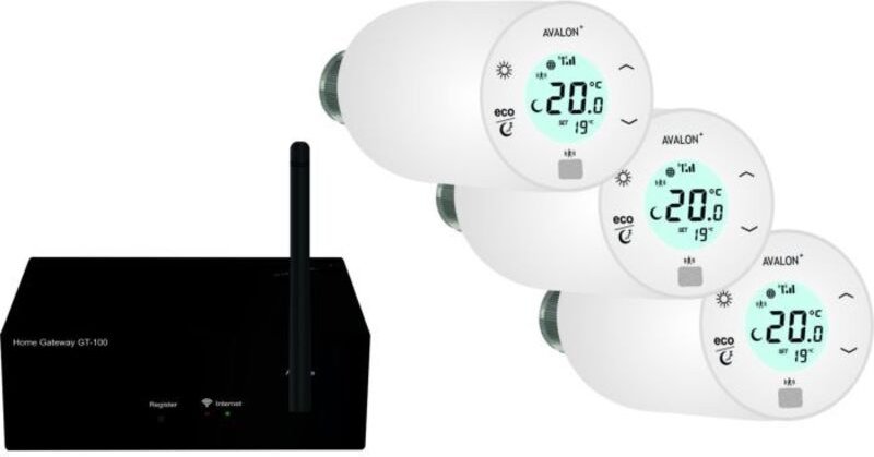 Markenartikel - blossom-ic Avalon+ Tres Set hydr. Abgl. Steuerung Heizkörper per Funk