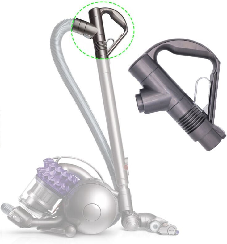 Ersatzgriff kompatibel mit Dyson DC29, DC33C, DC37, DC52, DC19, DC23, DC26, DC32, DC36, DC48. Ersatzteilgriff für Dyson ...