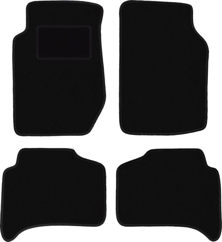 Schwarze Veloursmatten für: Kia Sportage I SUV (1995-2004)