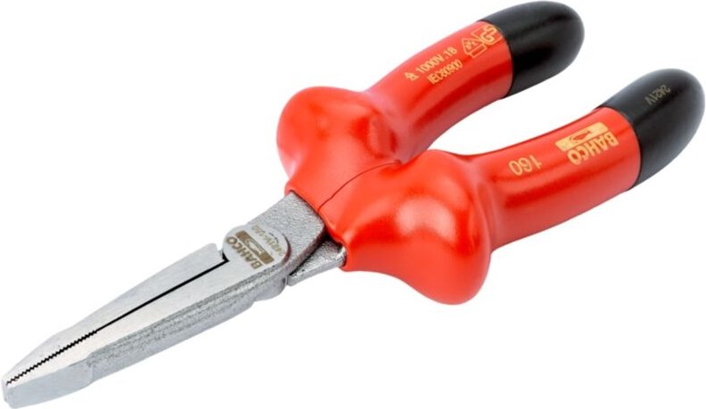 Bahco Nach VDE isolierte Flachzange, 160 mm