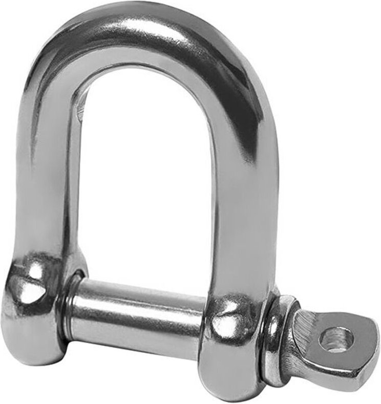 1/4 Zoll verzinkter gerader Schäkel aus Edelstahl