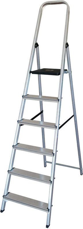 Aluminium-Wohnraumtreppe 6 Stufen edm