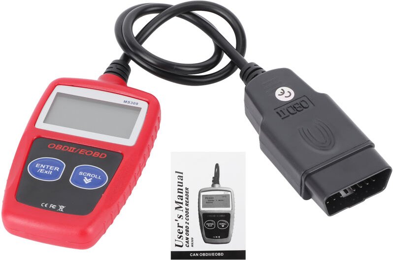 Motordiagnose-Scanner, OBD2-Fehlerdiagnosegerät, Kfz-Fehlercodeleser, OBD2-Fehlerdiagnosegerät, hintergrundbeleuchteter ...