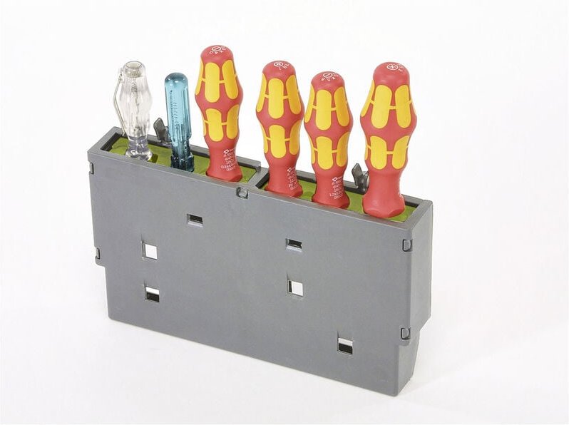 136822 Werkzeughalter Fix groß, 2 Stk je Set (l x b x h) 242 x 38 x 140 mm 1 St. - Raaco