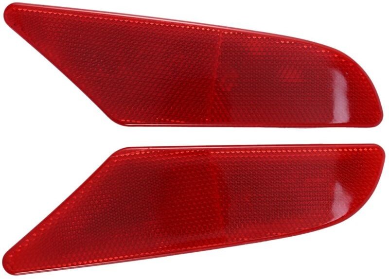 Tlily - Für C27 2017 2018 2019 Rot Kunststoff Hinten Schwanz Nebel Lampe Licht Warnung Reflektor Trim