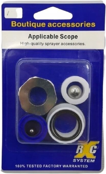 Rosfix Set Reparatursatz – Für Farbspritzgerät Wagner Project Pro 119, Compact Pro 190 V-Ringe, O-Ringe, Stahlkugeln Lan...