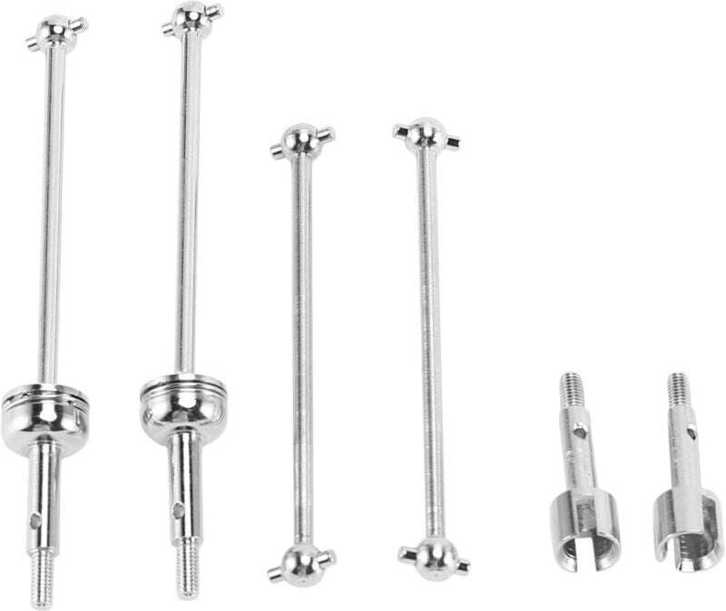 4-teiliges Set CVD-Antriebswelle und hinteres Metallteil für 144001 124018 124019 Auto-Fernbedienungs-Upgrade-Zubehör