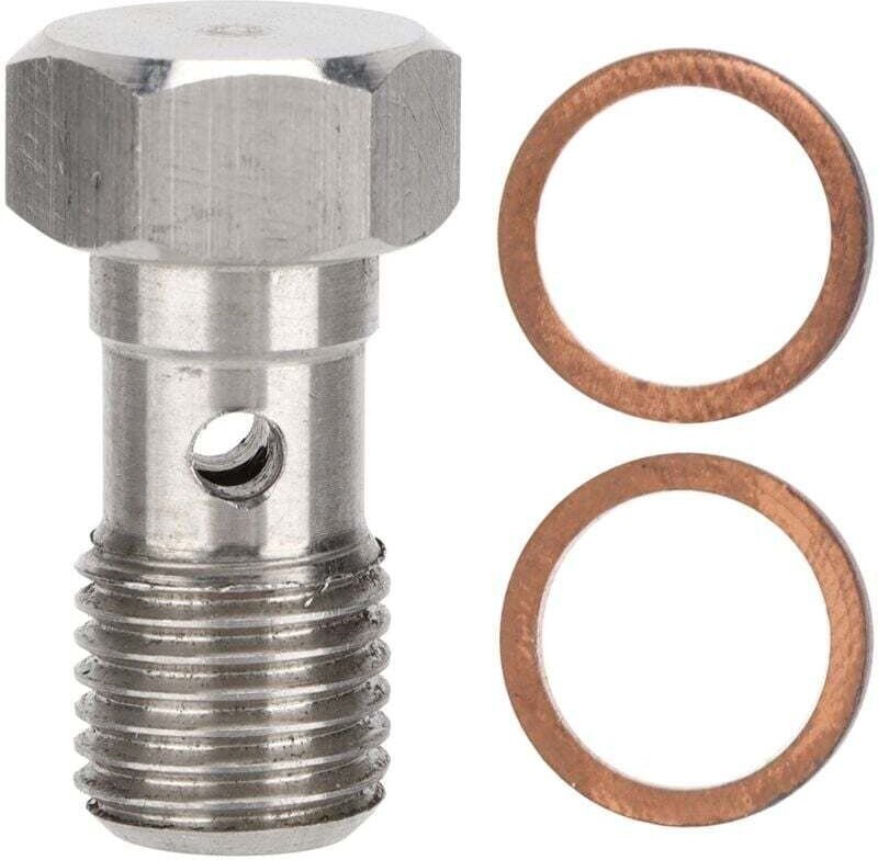 Banjo-Adapter, 25 mm langer, korrosionsbeständiger Banjo-Bremsenmontageadapter für Autos