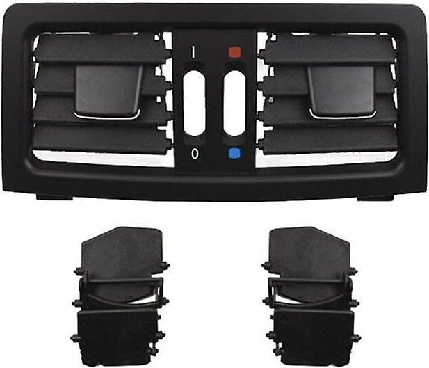 Woosien - A/c Vent Outlet Hinten Mittelkonsole Outlet Vent Grille Abdeckung Für-5 Serie E60 E61 64226957974 Bla